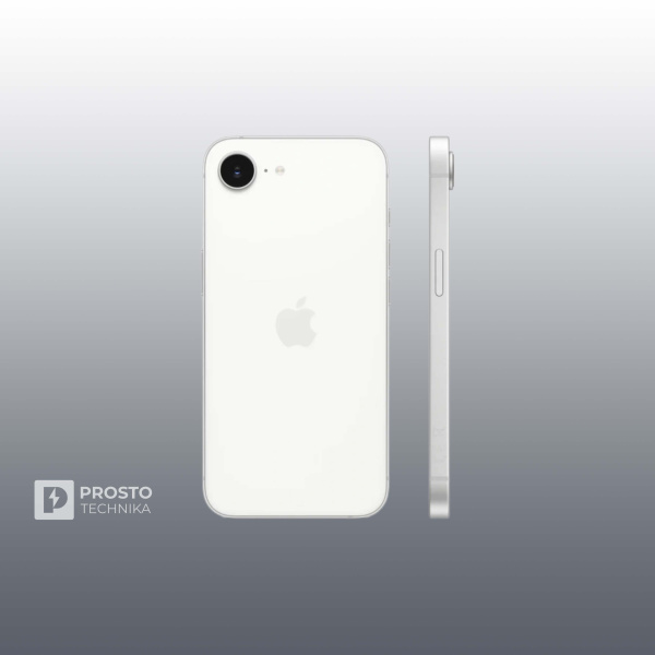 Смартфон Apple iPhone 16e 512 ГБ, Dual nano SIM + eSIM, White